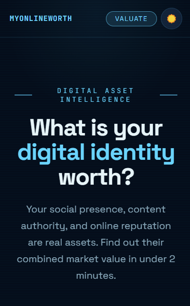MyOnlineWorth